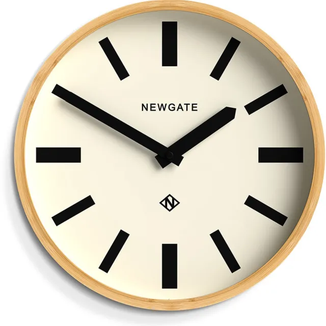 Newgate Bali - Wandklok in Bamboe - Vette lijnen