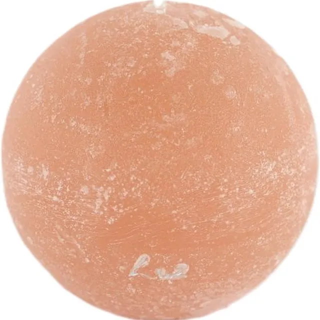 Rasteli Luz Your Senses Kaars- Bolkaars Peach Nougat D 10 cm Persik