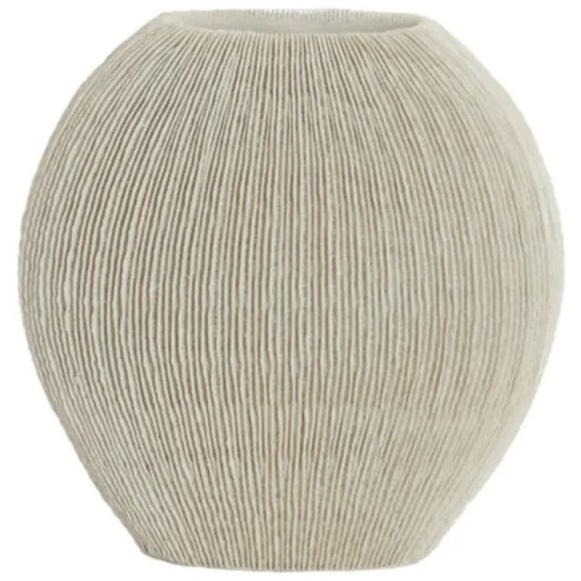 Light & Living Vaas deco Bubio creme m