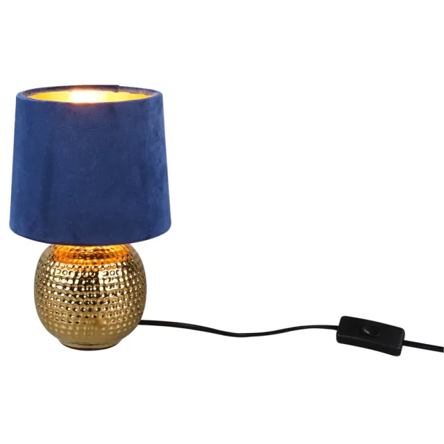 Reality SOPHIA - Tafellamp - Goud - excl. 1x E14 3,5 W Goud/Blauw