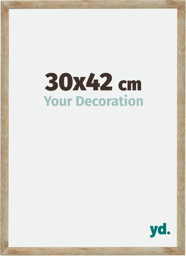 yd. Your Decoration - Fotolijst 30x42 cm - MDF - Goud - Catania