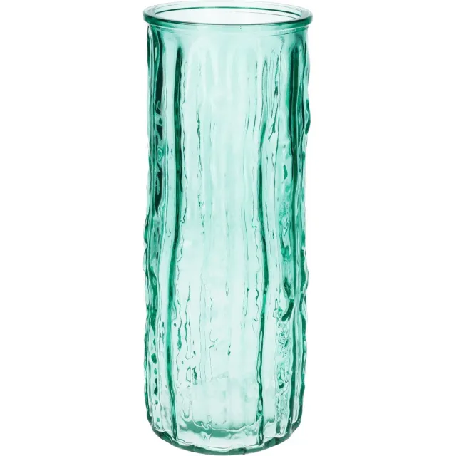 Bellatio Design Bloemenvaas - helder - transparant glas - 10 x 25 cm - vaas