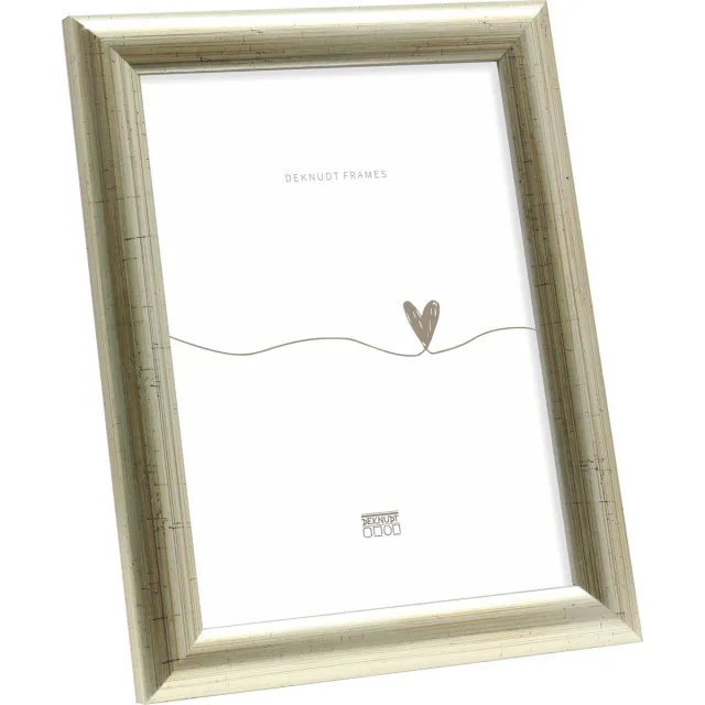Deknudt Frames fotolijst S40CD2 - zilver - hout - voor foto 24x30 cm
