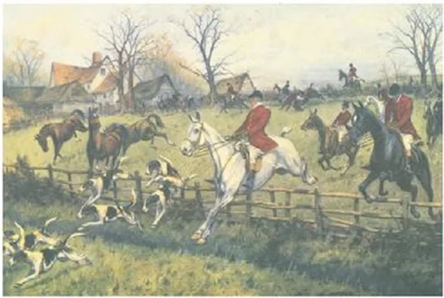 Ricordi poster Ricordi G. Wright - Hunting 70 x 50 cm diverse kleuren