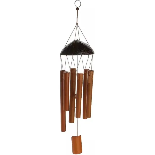 achilles Kokosnoot Bamboe Windgong - Windvanger - Tuin decoratie - Wind Chimes Mix - 18