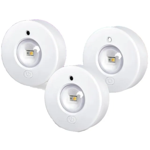 GelldG 3 stuks Kastverlichting Draadloos - Draadloze Spotjes Met afstandsbediening - USB Oplaadbare - LED-vitrineverlichting - Dimbaar - Geschikt voor installatie in keukenkasten, planken en vitrines - Wit