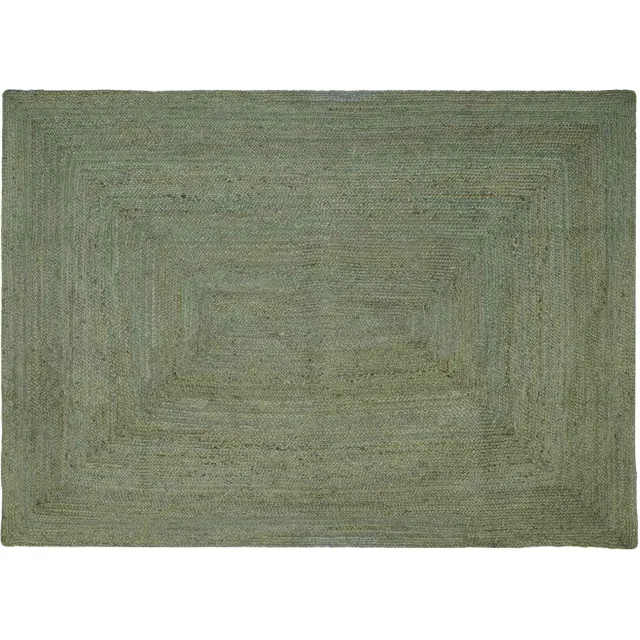 vidaXL Gebied Tapijt Olijfgroen 240 x 340 cm Jute