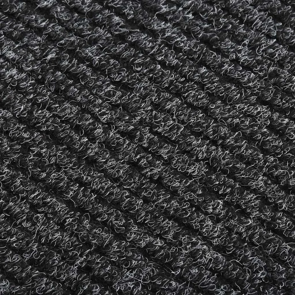 vidaXL Droogloopmat 100x100 cm antracietkleurig, foto 2