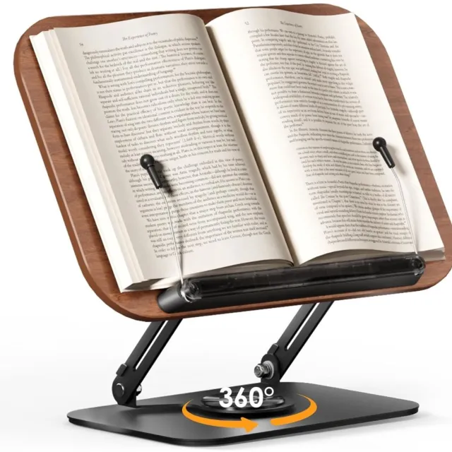 DailySupplies® Boekstandaard - Boekensteun - Boekhouder Bruin