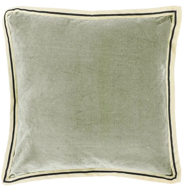 Unique Living Sierkussen Perry - Tea Green - 45x45cm Groen