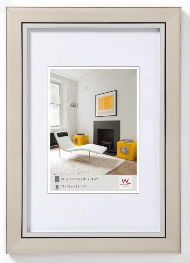Walther Metro - Fotolijst - Fotoformaat 10x15 cm - Staal