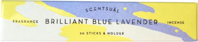 Ruben Robijn Brilliant Blue Lavender Scentsual Nippon Kodo - Wierook Stokjes Blauw / geel