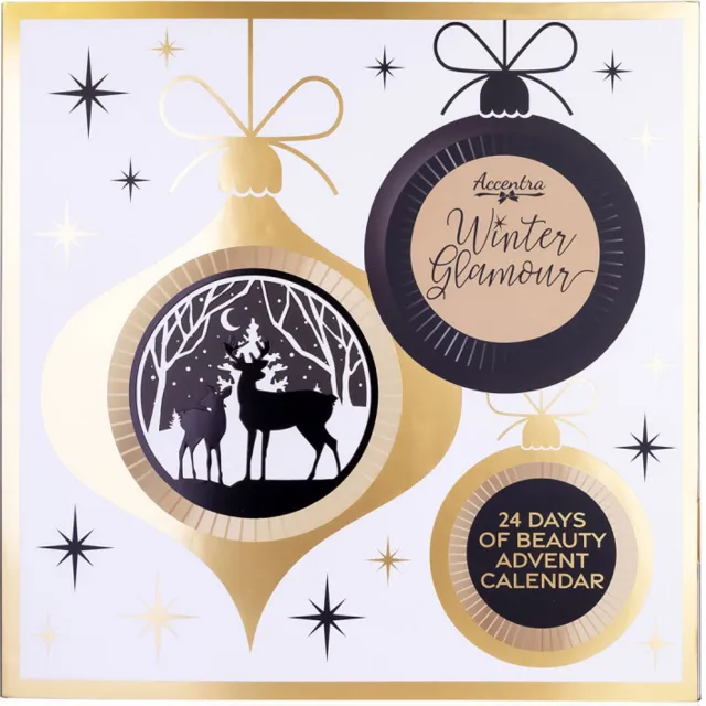 Accentra adventskalender 2026 - winter glamour - bad en body - vanilla musk - beauty en wellness