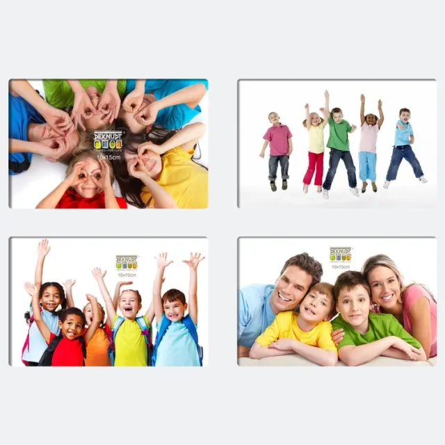 Deknudt Frames fotolijst S67CK1 P4B - wit - voor 4 foto's 10x15 cm