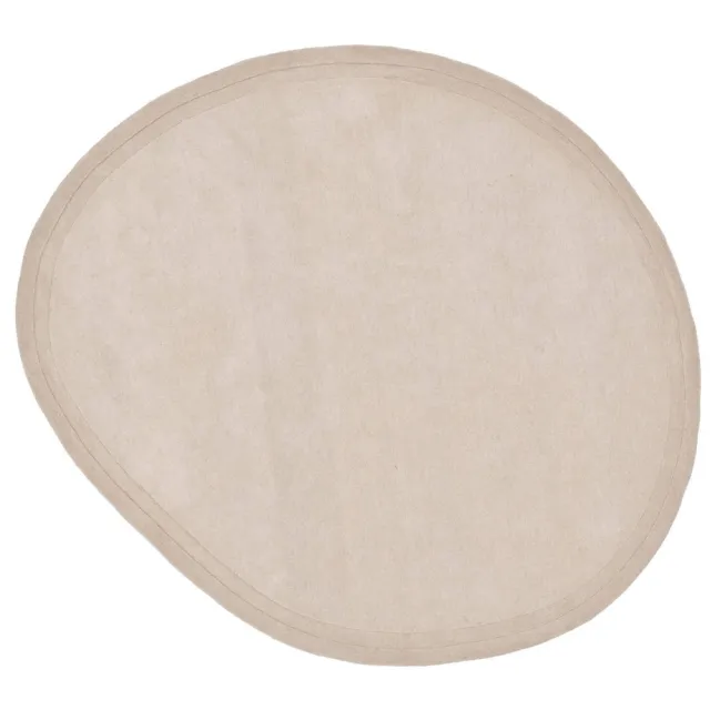 Fest FÉST Neo vloerkleed beige, laagpolig wol met katoen