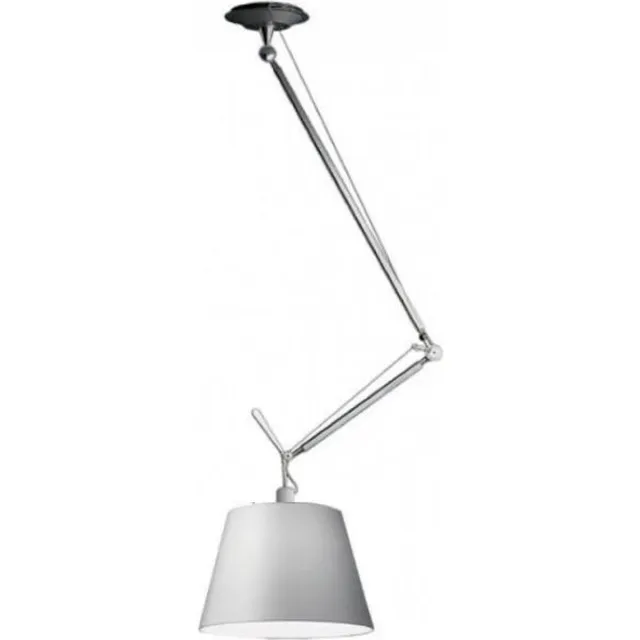 artemide Tolomeo Decentrata hanglamp Ø 42 cm satijngrijs