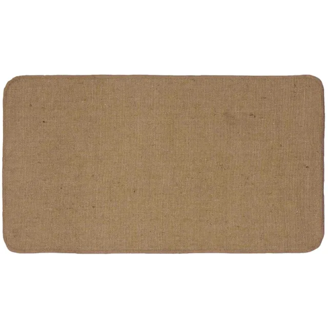 vidaXL Gebied - Tapijt - Lichtbruin - 60 - x - 110 - cm - Jute