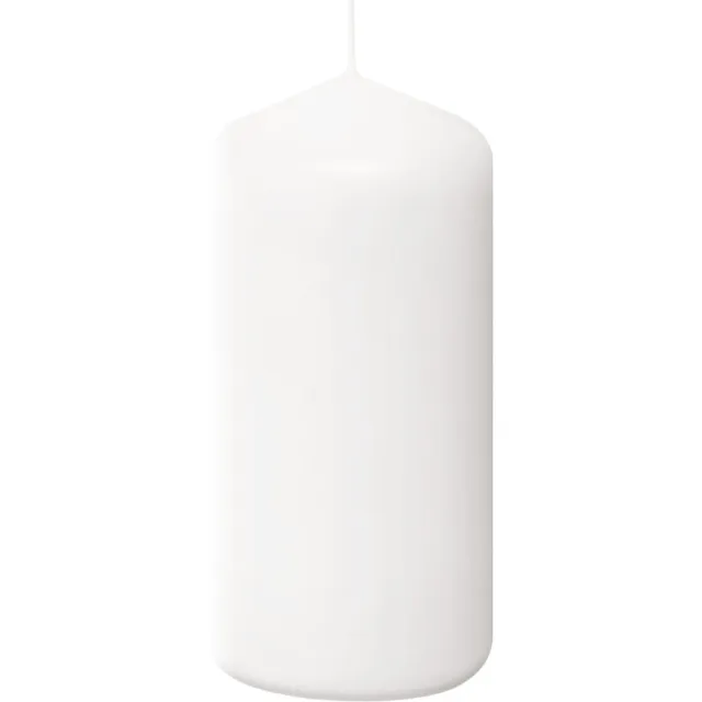 Bolsius Stompkaarsen Wit 120(H)mm (12 Stuks) - 33 uur
