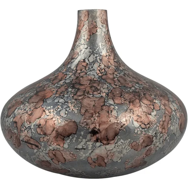 Ter Steege Fles / Vaas Sev Oyster Pearl diam: 33cm, H: 29cm mix
