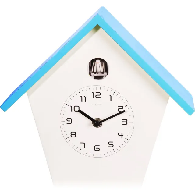 NeXtime Klok Blauw, Wit