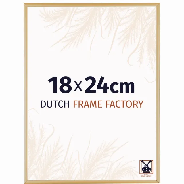 Dutch Frame Factory Fotolijst 18x24 cm - Aluminium - Goud Vintage - Kampen
