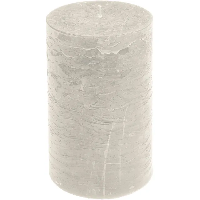 Viana Effen kaarsen grijs 85x150mm 2st, 2 Stück