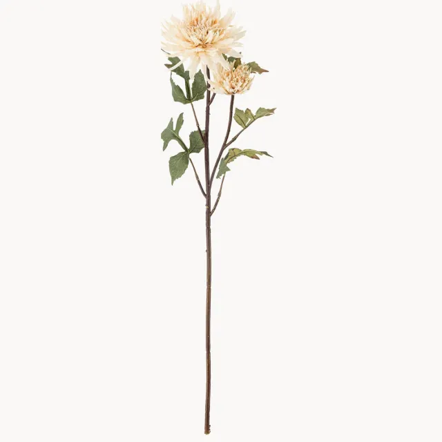 Bloomingville Kunstbloem Chrysantemum Wit, Groen