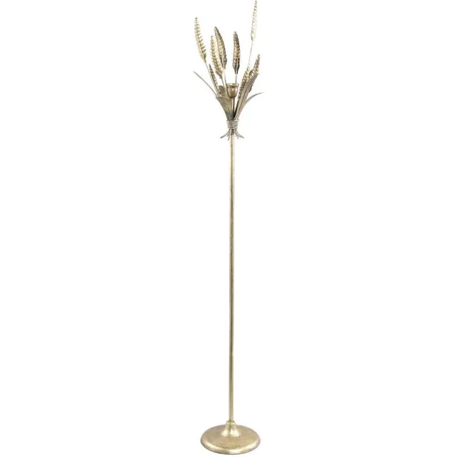 PTMD COLLECTION PTMD Erwin Ronde Kandelaar - H102,5 x Ø16 cm - Metaal - Goud