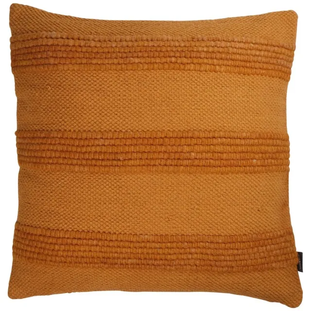 Linen & More Levi - sierkussen - bruin/oranje - 45 x 45 cm bruin, oronje