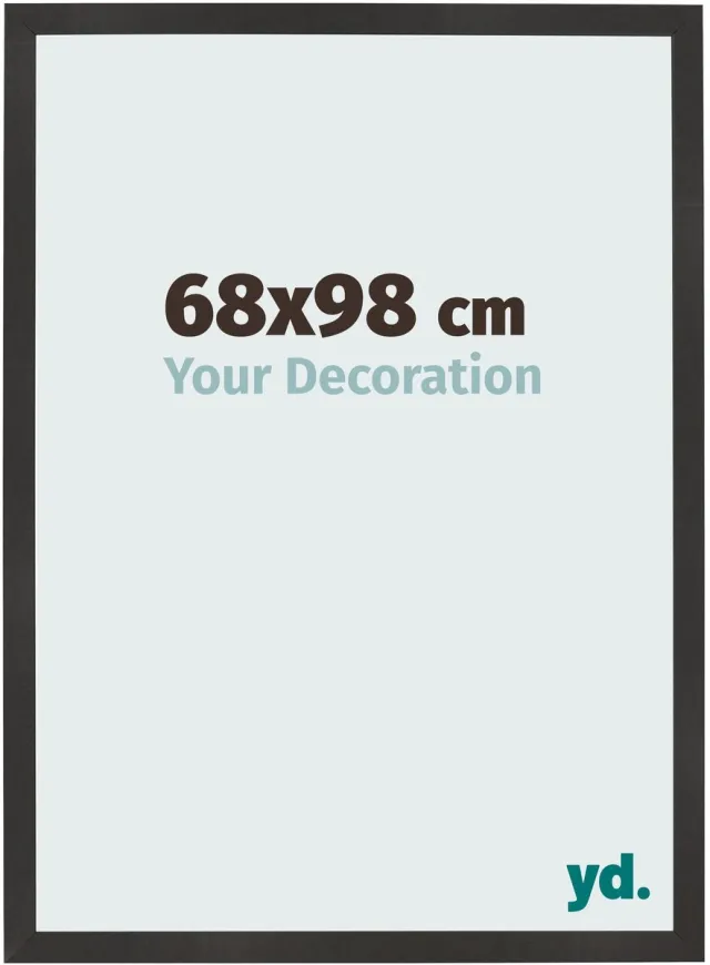 yd. Your Decoration - Fotolijst 68x98 cm - MDF - Zwart Mat - Bologna