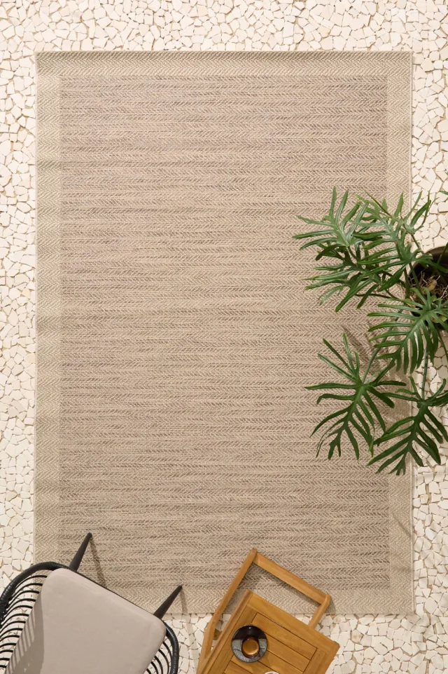 NOUS Living binnen- en buitenvloerkleed Tamar (230x160 cm) zand, foto 2