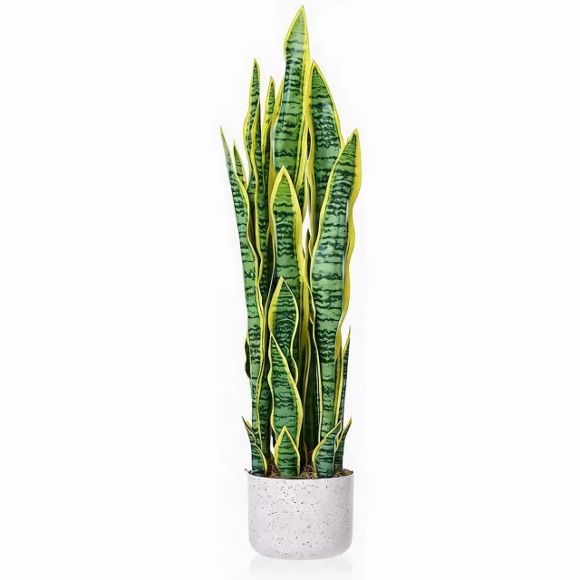 Danky Kunststof Sansevieria 90 cm PEVA - Slaapkamer & Hal groente