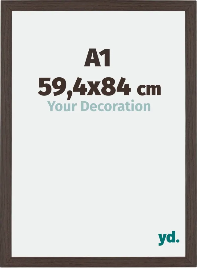 yd. Your Decoration - Fotolijst A1 59,4x84 cm - MDF - Eiken Donker - Mura