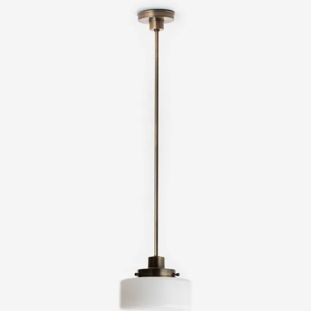 Coloured by Art Hanglamp Low Cilinder Ø 20 20's Brons - Art Deco Trade