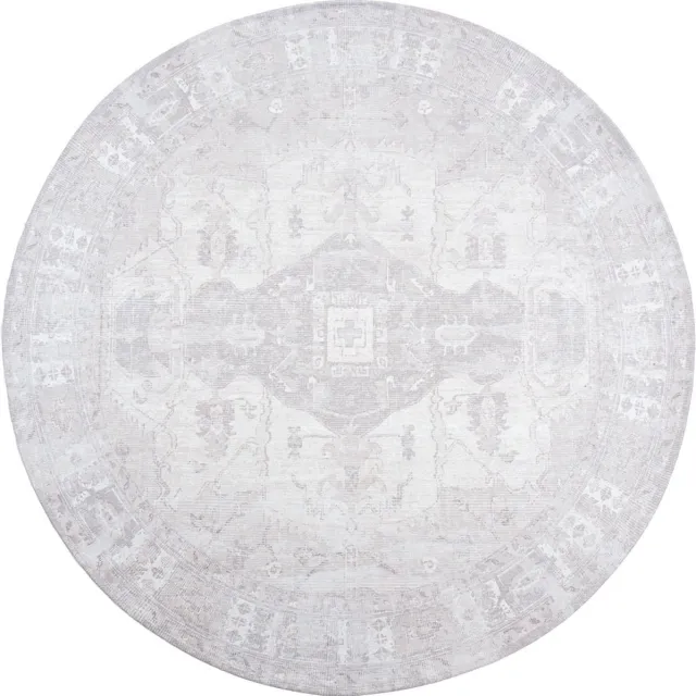 Veer Carpets Vloerkleed Serap - Design Vloerkleed met Botanisch Bladpatroon in Scandinavische Stijl beige