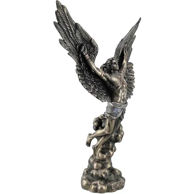 Veronese Design Vlucht van Icarus Gebronsd Beeld - (hxbxd) 32cm x 24,5 cm x 9,5 cm