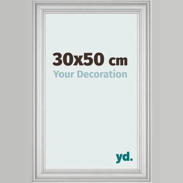 yd. Your Decoration - Fotolijst 30x50 cm - MDF - Zilver Mat - Lazio