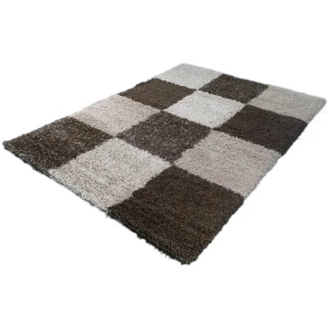 Merinos Vloerkleed Shaggy Plus 910 Beige 80x150 cm bruin