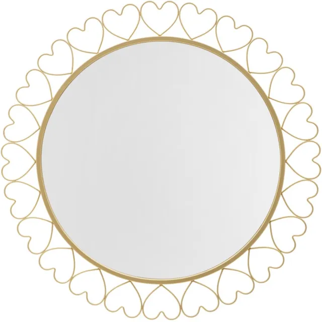 Mauro Ferretti Spiegel Hearts Ø 80×2,5 cm Goud