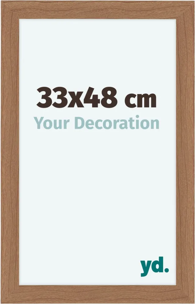 yd. Your Decoration - Fotolijst 33x48 cm - MDF - Notenhout Licht - Como