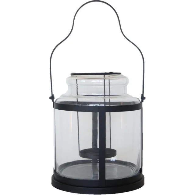 Esschert Design Windlicht L 25 X 14 X 28,7 Cm Ijzer Zwart