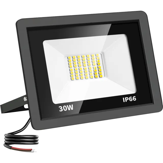 Tsong LED Schijnwerper - Warmwit 3000K - 120° - 30W - 3000 Lumen - IP66 - 230V