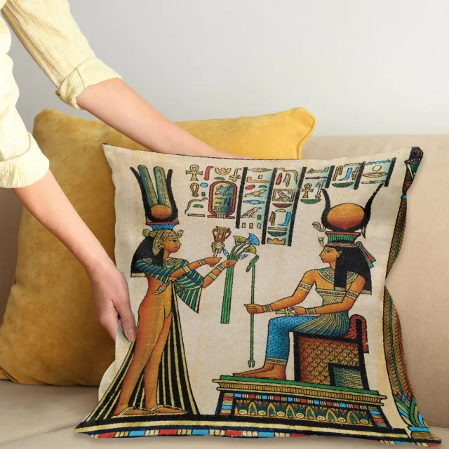 ABAKUHAUS Gestreept Sierkussenhoes Set van 4, Abstract Simplistic Stijl Diagonal Vertical en Horizontal Lijnen, Modern Accent Dubbel-Dubbelzijdig Print, 50 x 30 cm, Chocolate en Donkerblauw Grijs