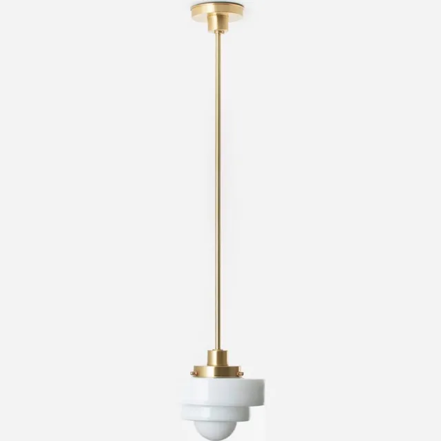 Coloured by Art Hanglamp Lorm 20's Messing - Art Deco Trade
