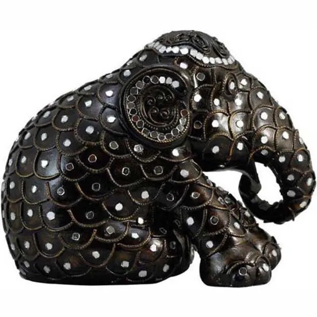 Rachinee 15 cm Elephant parade Handgemaakt Olifantenstandbeeld multi