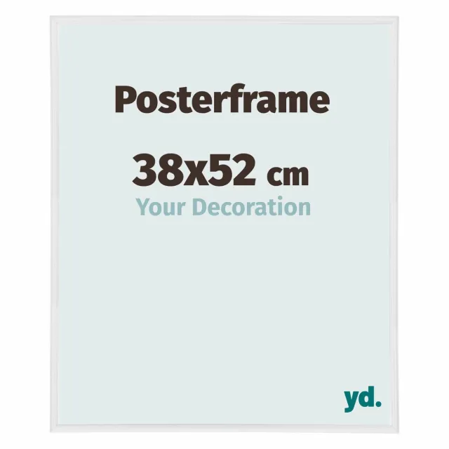 yd. Your Decoration - Posterlijst 38x52 cm - Kunststof - Wit Hoogglans - Paris
