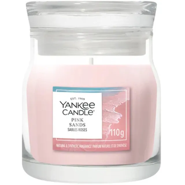 Yankee Candle Pink Sands Small Jar Geurkaars - tot 30 branduren Roze