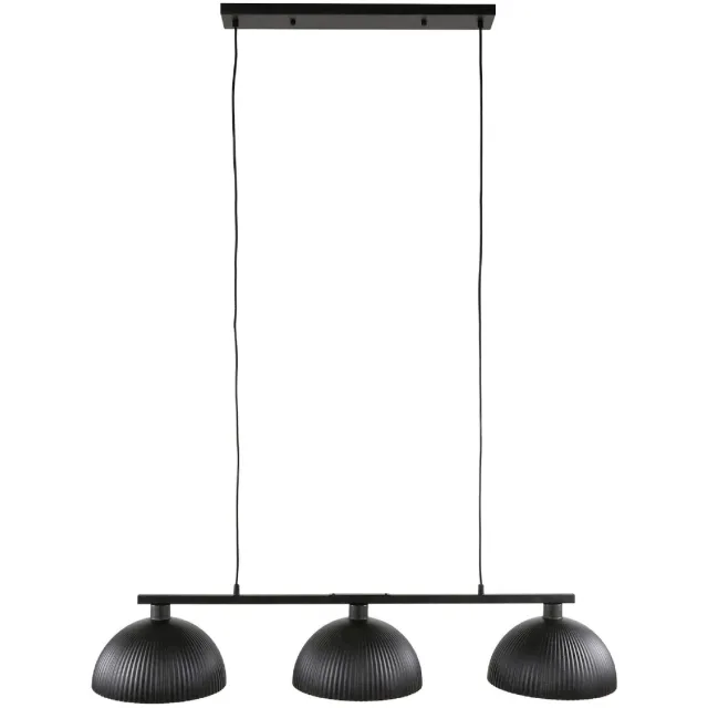 Nest of Nora Hanglamp 3-lichts - E27 - Zwart Donkergrijs