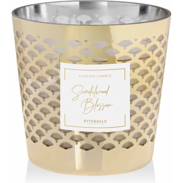 Riverdale Geurkaars Sense 12cm goud/print1