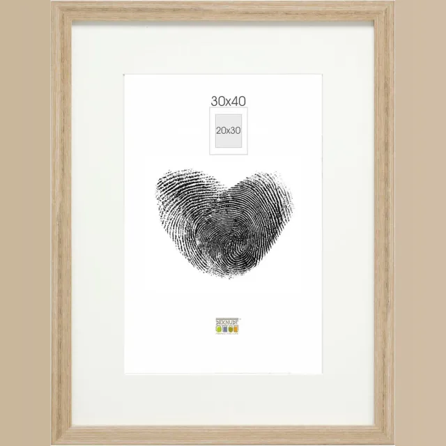 Deknudt Frames fotolijst - naturel - passe-partout - 20x30 / 30x40 cm